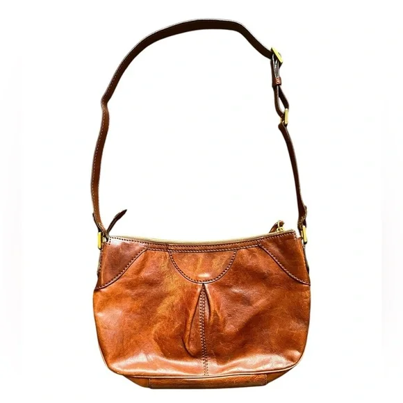 The Bridge Vintage Brown Leather Shoulder / Crossbody Bag - Picture 2 of 16